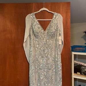 Stunning silver sequin gown